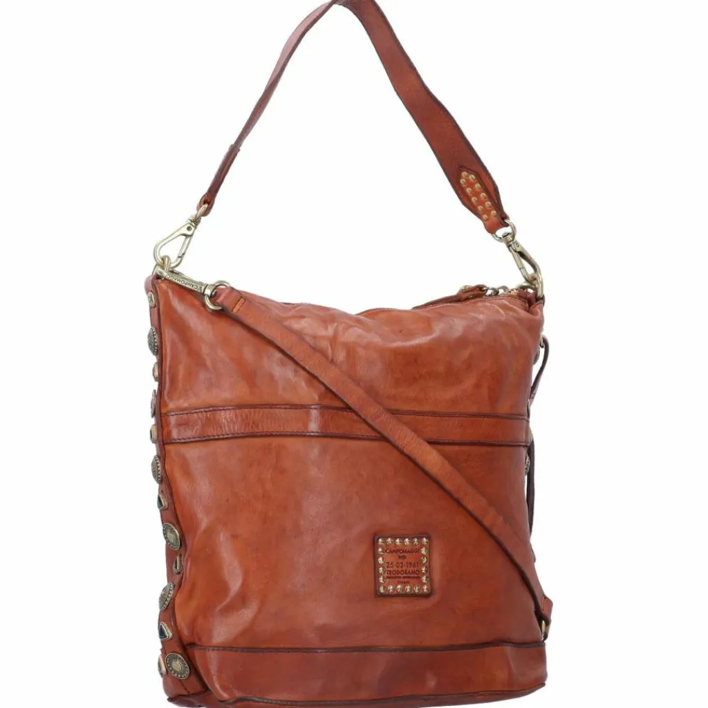 Campomaggi Schultertasche Leder 27 cm