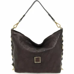 Hot Campomaggi Schultertasche Leder 29 cm moro