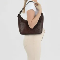 Campomaggi Henkeltaschen|Schultertaschen<Schultertasche Leder 29 cm moro