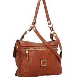 Campomaggi Schultertaschen<Schultertasche Leder 27 cm cognac