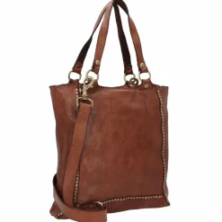 Campomaggi Schultertaschen<Schultertasche Leder 30 cm cognac