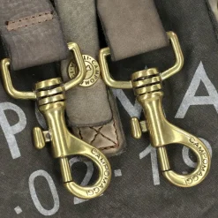 New Campomaggi Schultertasche 30 cm grigio-cemento