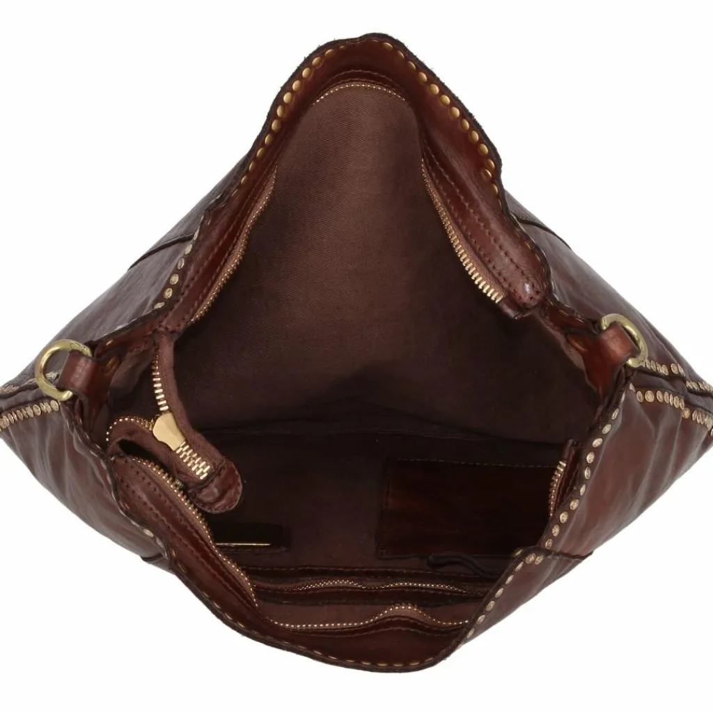 Campomaggi Schultertaschen<Schultertasche Leder 38 cm moro