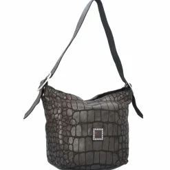 Clearance Campomaggi Schultertasche Leder 29 cm grigio