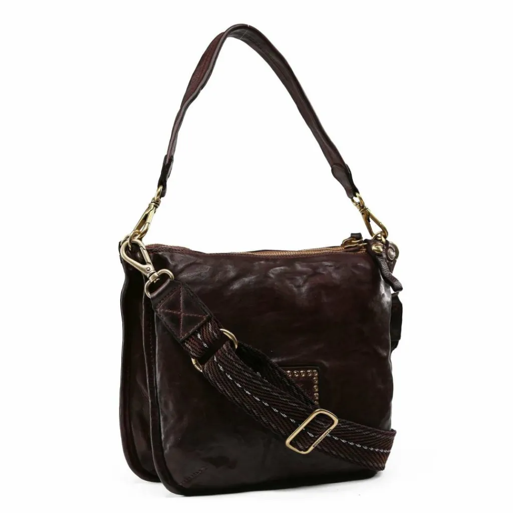 New Campomaggi Schultertasche Leder 29 cm moro