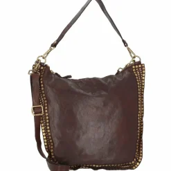Campomaggi Schultertaschen<Schultertasche Leder 40 cm moro