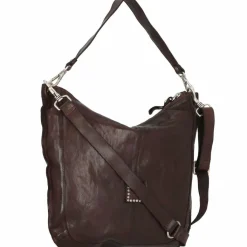 Outlet Campomaggi Schultertasche Leder 39 cm moro