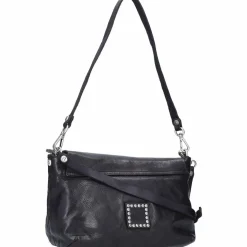 Campomaggi Schultertaschen<Schultertasche Leder 24 cm nero