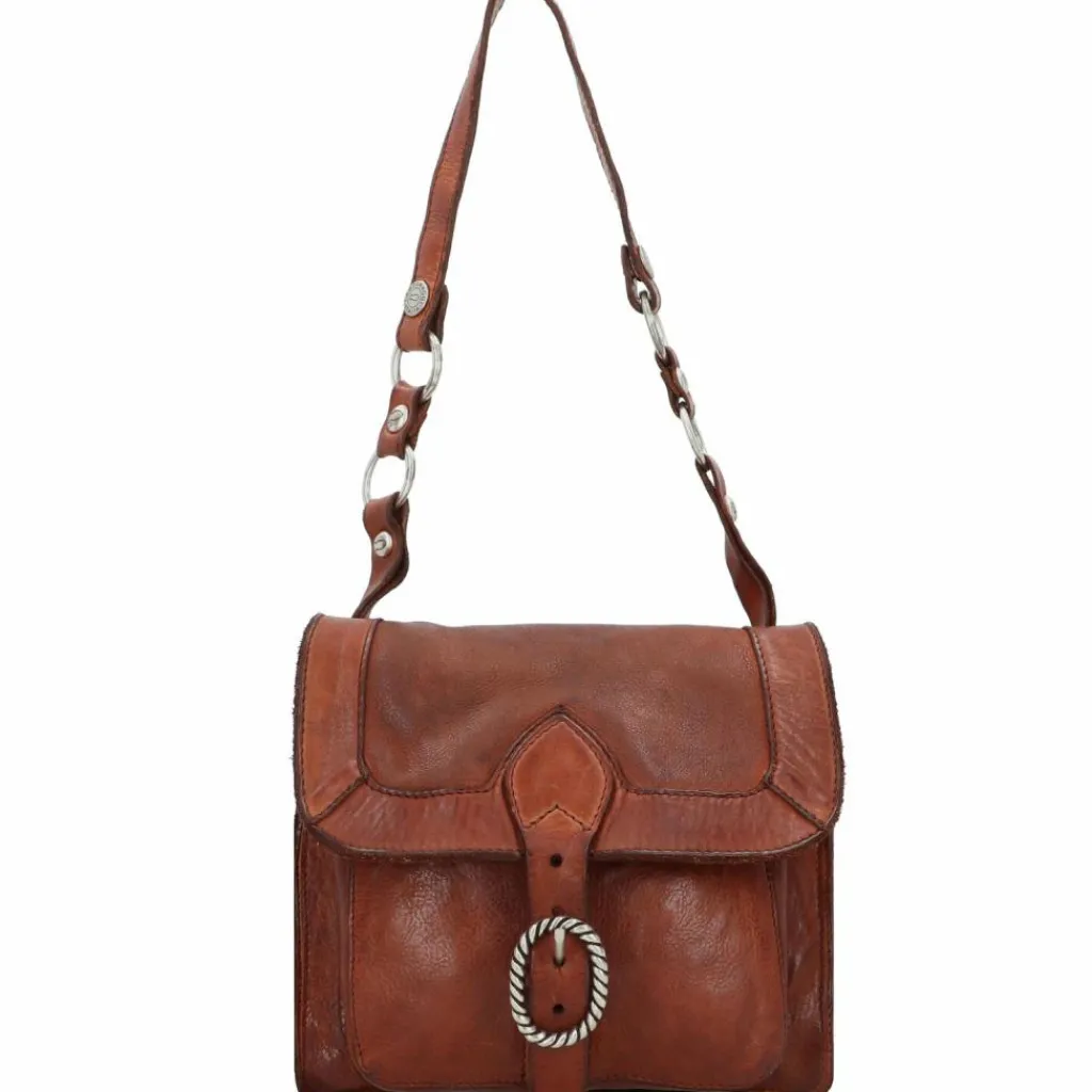 Campomaggi Schultertaschen|Henkeltaschen<Schultertasche Leder 22 cm cognac