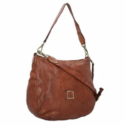 Campomaggi Schultertaschen<Schultertasche Leder 32 cm cognac