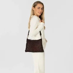 Campomaggi Schultertasche Leder 42 cm