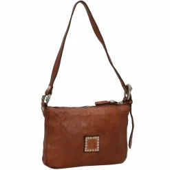 Clearance Campomaggi Schultertasche Leder 23 cm cognac