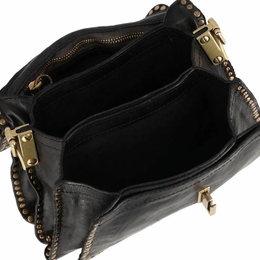 Sale Campomaggi Schultertasche Leder 22 cm nero