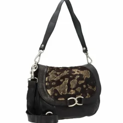 Hot Campomaggi Schultertasche Leder 31 cm cioccolato+oro+t-nero