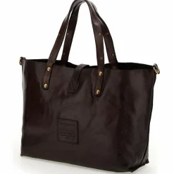 Campomaggi Shopper|Schultertaschen<Shopper Tasche Leder 43 cm moro