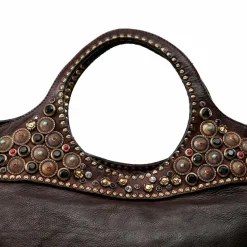 Campomaggi Shopper|Henkeltaschen<Shopper Tasche Leder 35 cm moro