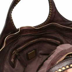 Campomaggi Shopper|Henkeltaschen<Shopper Tasche Leder 35 cm moro