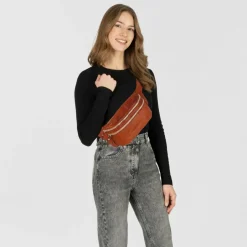 Campomaggi Gürteltaschen<Tasso Gürteltasche Leder 33 cm cognac