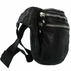 New Campomaggi Tasso Gürteltasche Leder 33 cm nero