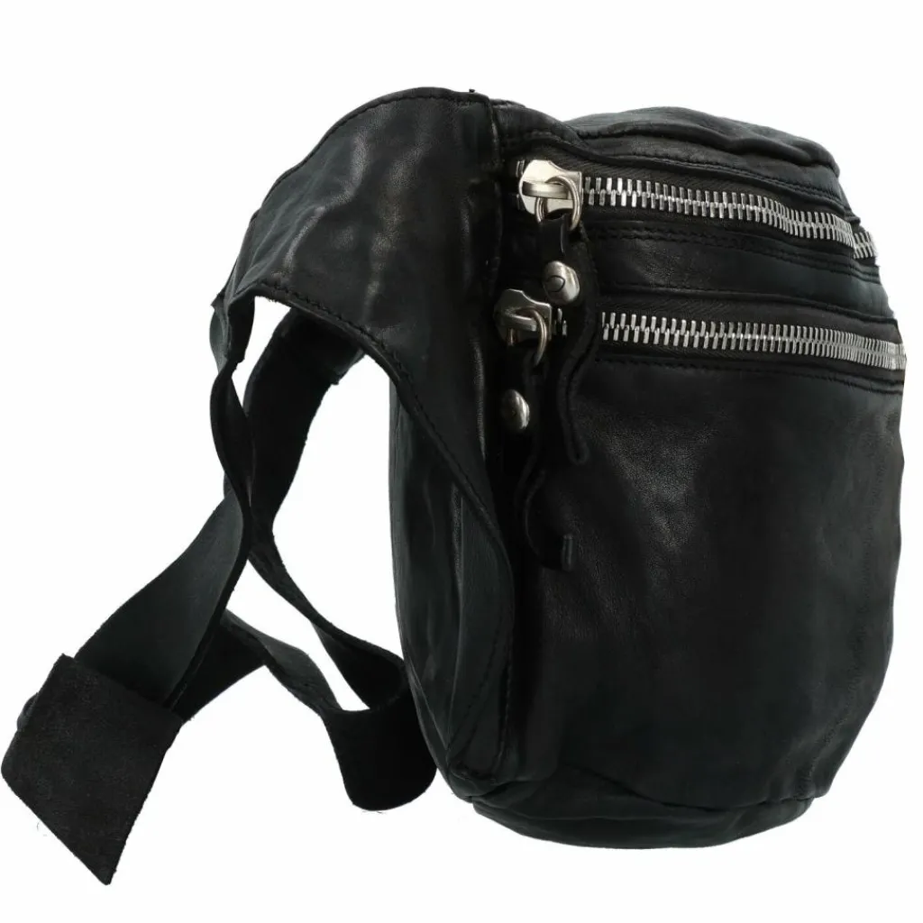 New Campomaggi Tasso Gürteltasche Leder 33 cm nero