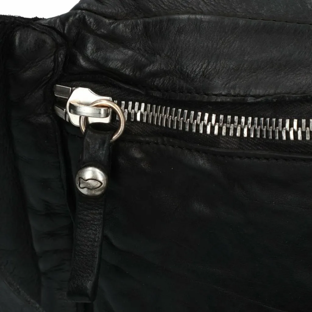 New Campomaggi Tasso Gürteltasche Leder 33 cm nero
