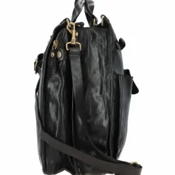 Outlet Campomaggi Tokio Handtasche Leder 32 cm nero