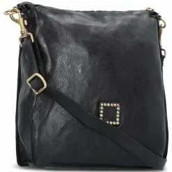 Outlet Campomaggi Umhängetasche Leder 30.5 cm nero