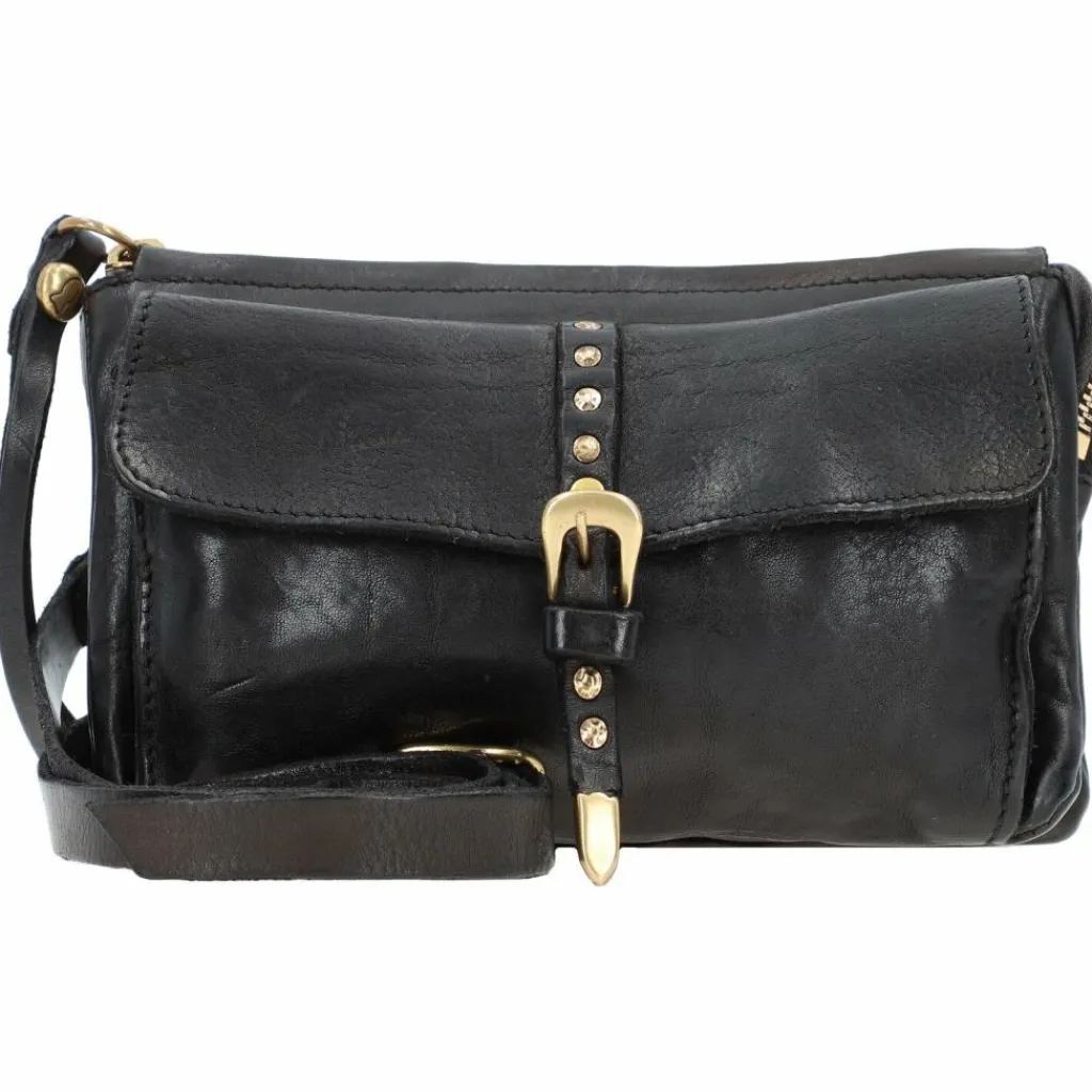 Best Campomaggi Umhängetasche Leder 21 cm nero