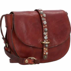 Outlet Campomaggi Umhängetasche Leder 21 cm cognac