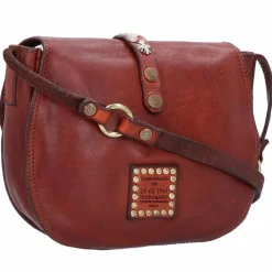 Outlet Campomaggi Umhängetasche Leder 21 cm cognac