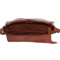 Outlet Campomaggi Umhängetasche Leder 21 cm cognac