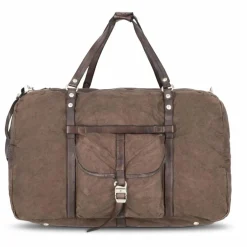 Campomaggi Weekender|Reisetaschen Ohne Rollen<Weekender Reisetasche 55 cm v.militare+t-grigio
