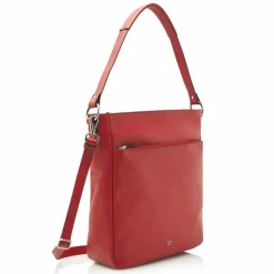 New Castelijn & Beerens Babette Schultertasche Leder 30 cm rot