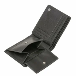 Castelijn & Beerens Herrengeldbörsen Querformat<Canyon Geldbörse RFID Leder 11,5 cm black