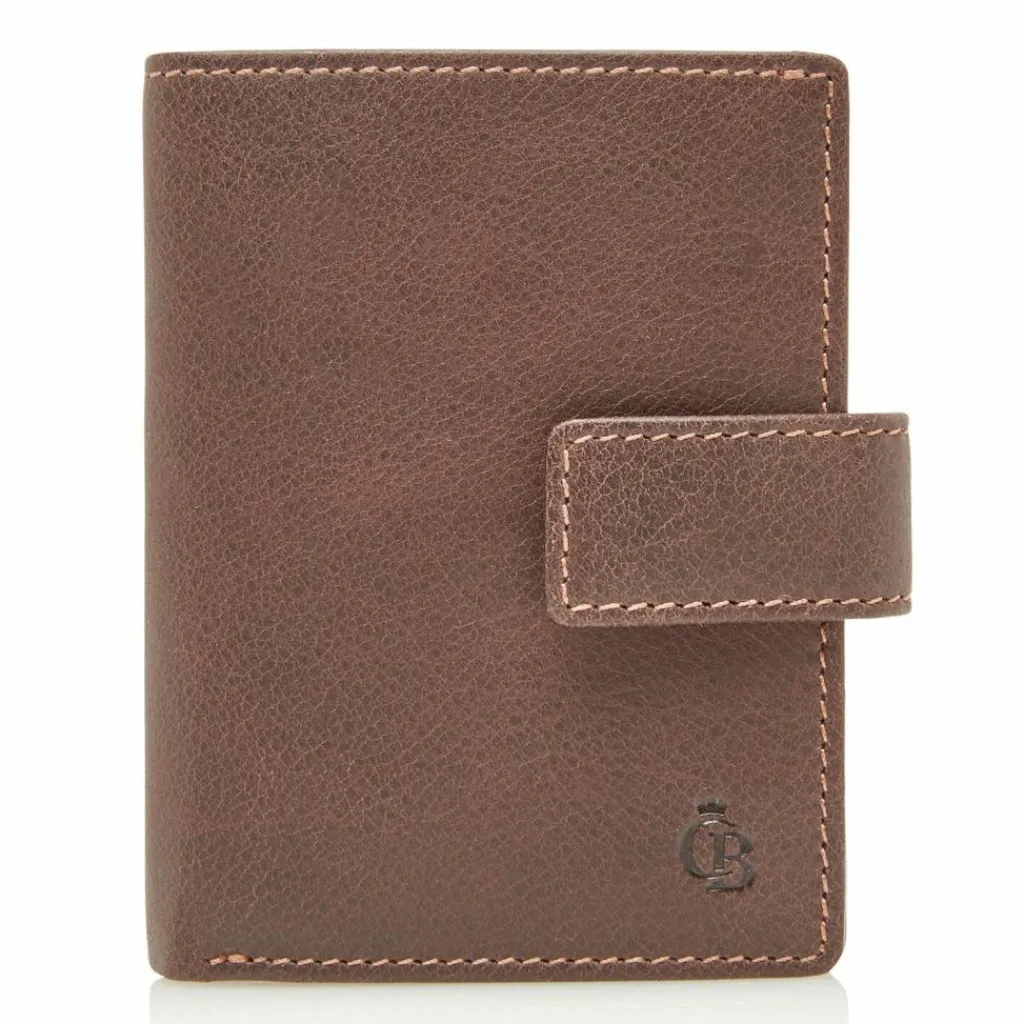 Clearance Castelijn & Beerens Canyon Geldbörse RFID Leder 8 cm mocca