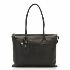 Online Castelijn & Beerens Carisma Schultertasche RFID Leder 40 cm Laptopfach black