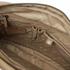 Hot Castelijn & Beerens Carisma Aktentasche Leder 40 cm Laptopfach beige