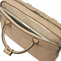 Hot Castelijn & Beerens Carisma Aktentasche Leder 40 cm Laptopfach beige