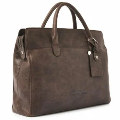 Clearance Castelijn & Beerens Carisma Shopper Tasche RFID Schutz Leder 41 cm Laptopfach mocca