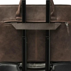 Clearance Castelijn & Beerens Carisma Shopper Tasche RFID Schutz Leder 41 cm Laptopfach mocca