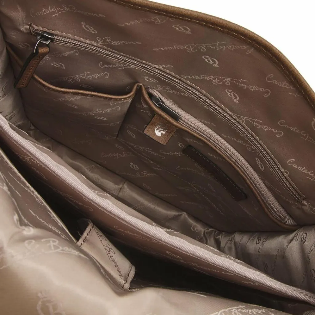 Castelijn & Beerens Lederrucksäcke|Business-Rucksäcke<Carisma Rucksack RFID Leder 41 cm Laptopfach cognac