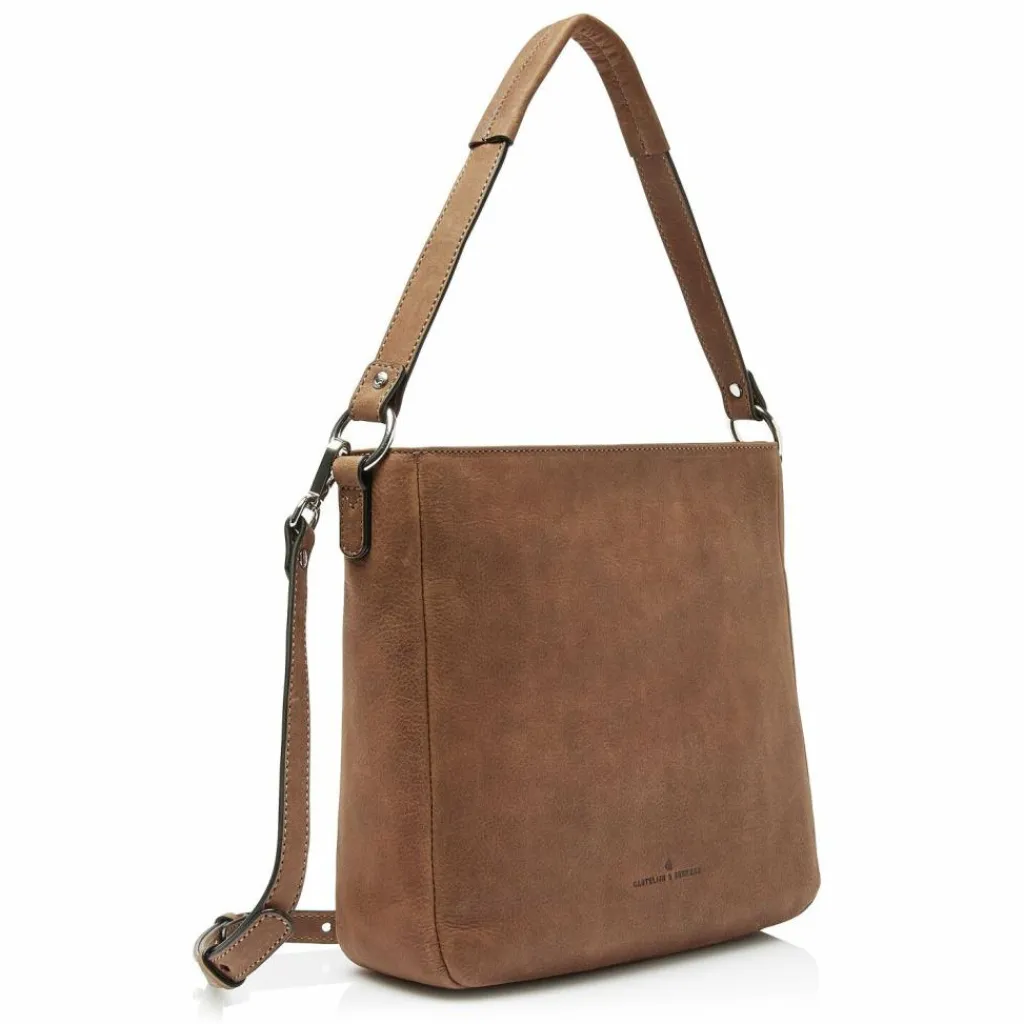 Castelijn & Beerens Carisma Schultertasche Leder 30 cm cognac