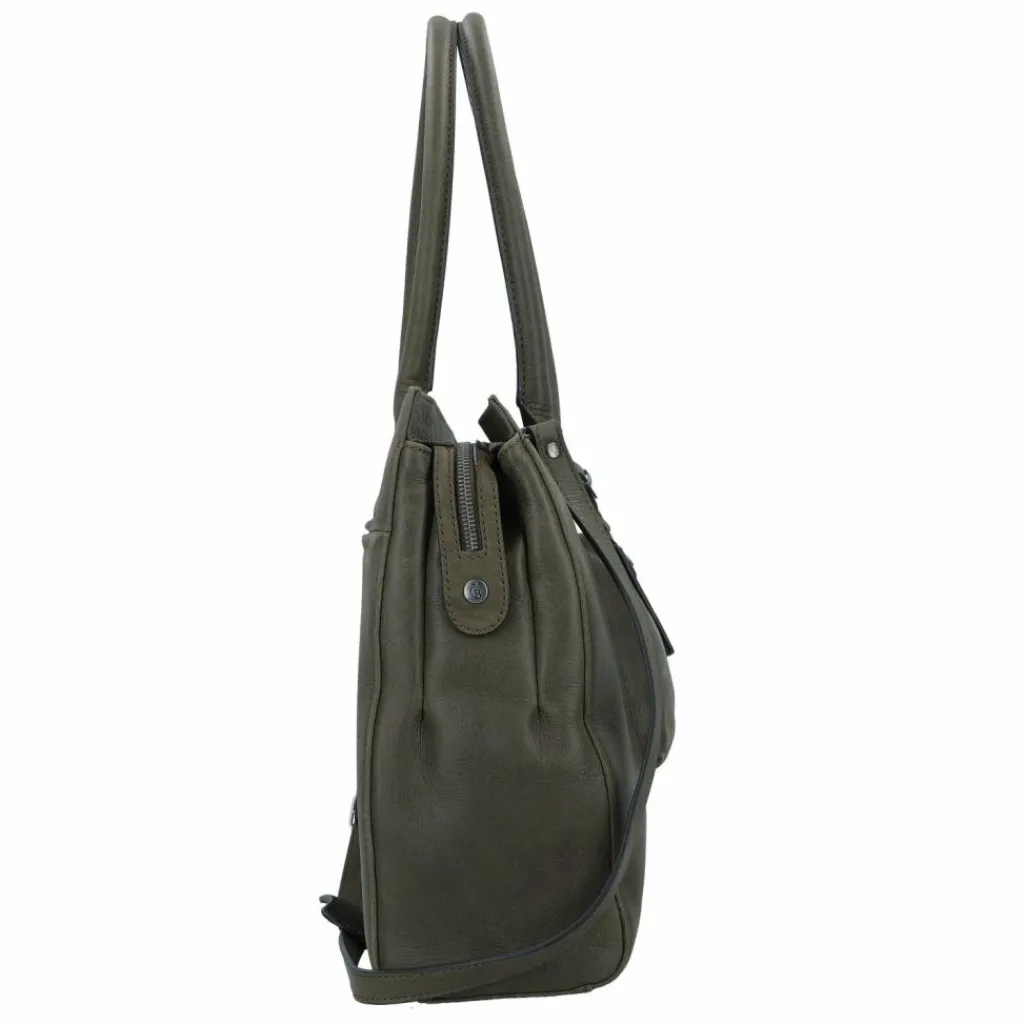 Castelijn & Beerens Carisma Schultertasche RFID Leder 38 cm Laptopfach