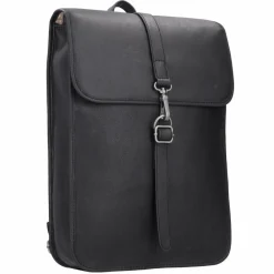 Castelijn & Beerens Lederrucksäcke|Business-Rucksäcke<Carisma Rucksack RFID Leder 41 cm Laptopfach black
