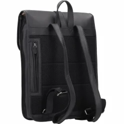 Castelijn & Beerens Lederrucksäcke|Business-Rucksäcke<Carisma Rucksack RFID Leder 41 cm Laptopfach black