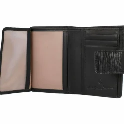 Castelijn & Beerens Damengeldbörsen Hochformat<Donna Geldbörse RFID Leder 9 cm black