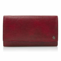 Castelijn & Beerens Damengeldbörsen Querformat<Donna Geldbörse RFID Leder 18 cm rot