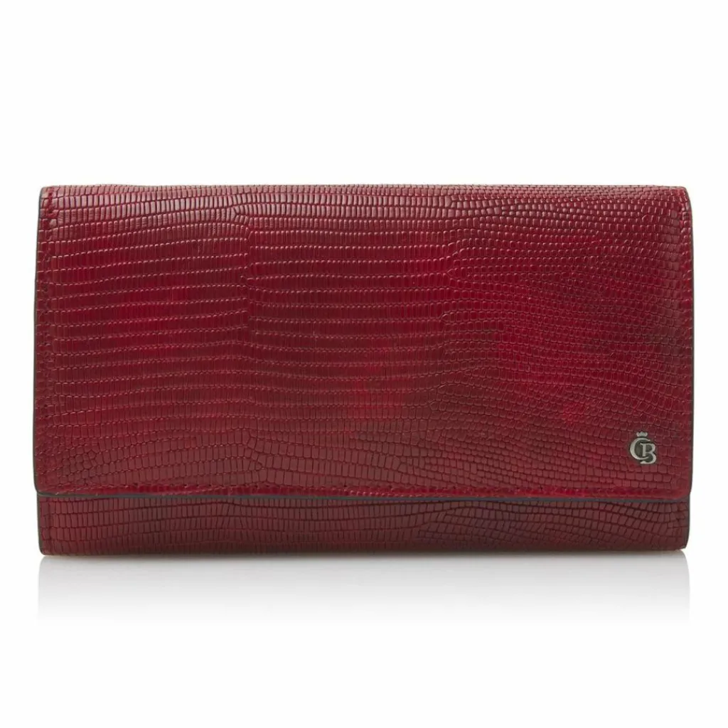Castelijn & Beerens Damengeldbörsen Querformat<Donna Geldbörse RFID Leder 18 cm rot