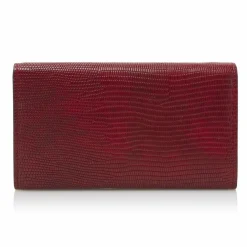 Castelijn & Beerens Damengeldbörsen Querformat<Donna Geldbörse RFID Leder 18 cm rot
