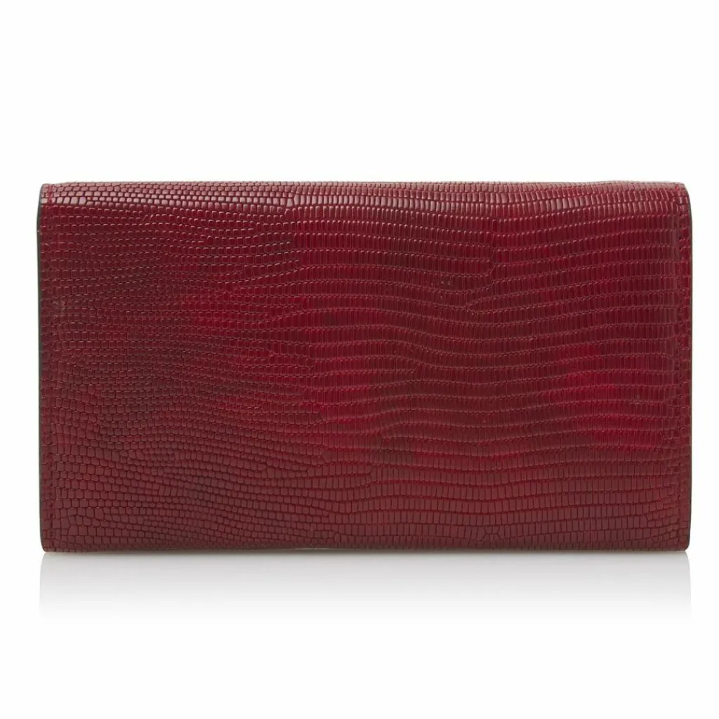 Castelijn & Beerens Damengeldbörsen Querformat<Donna Geldbörse RFID Leder 18 cm rot